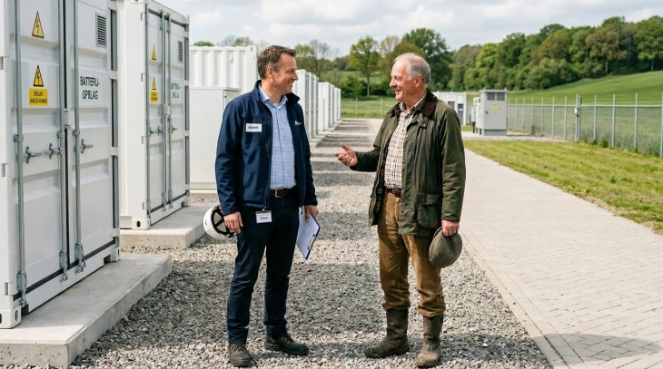 gesprek bij BESS